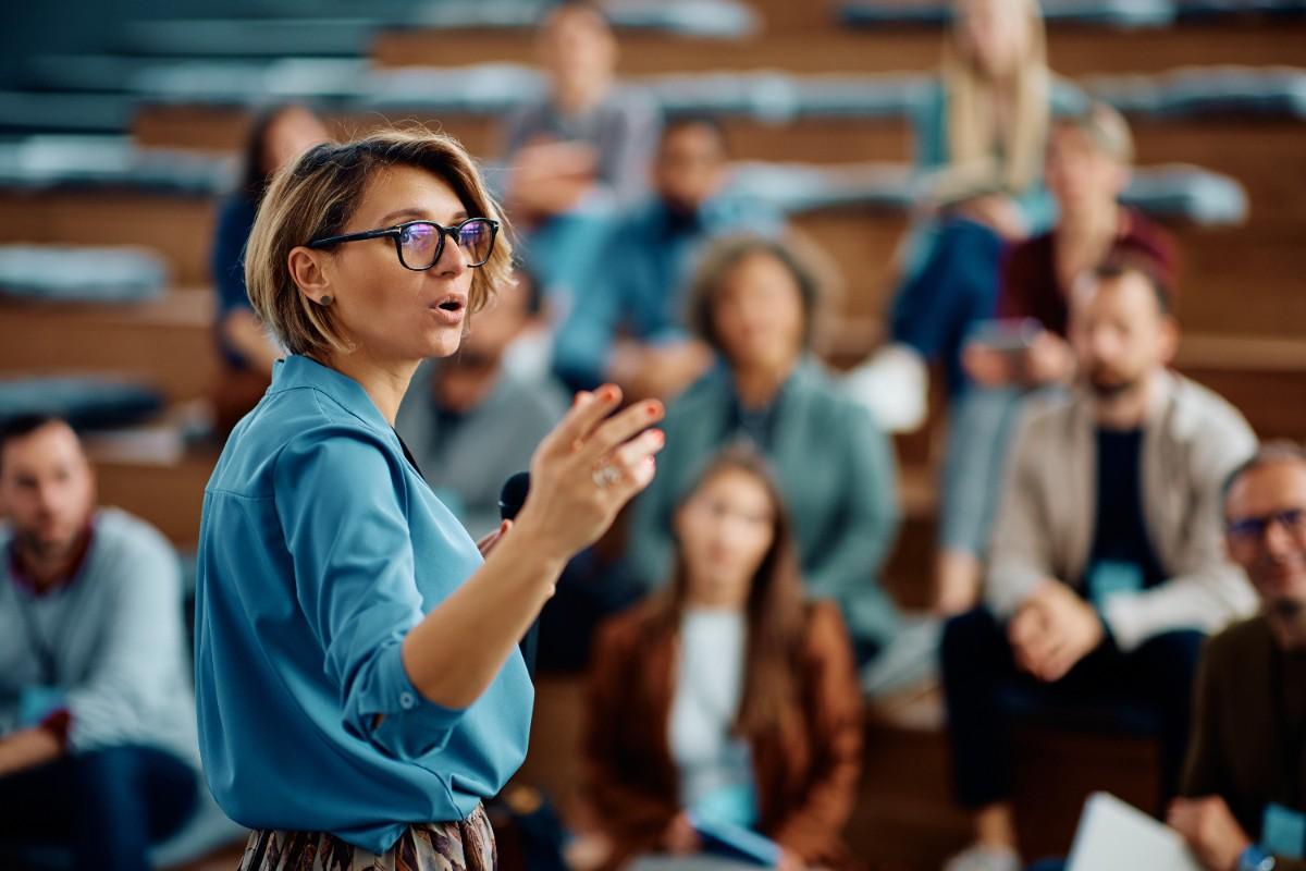 Professional life coach providing guidance during a coaching session